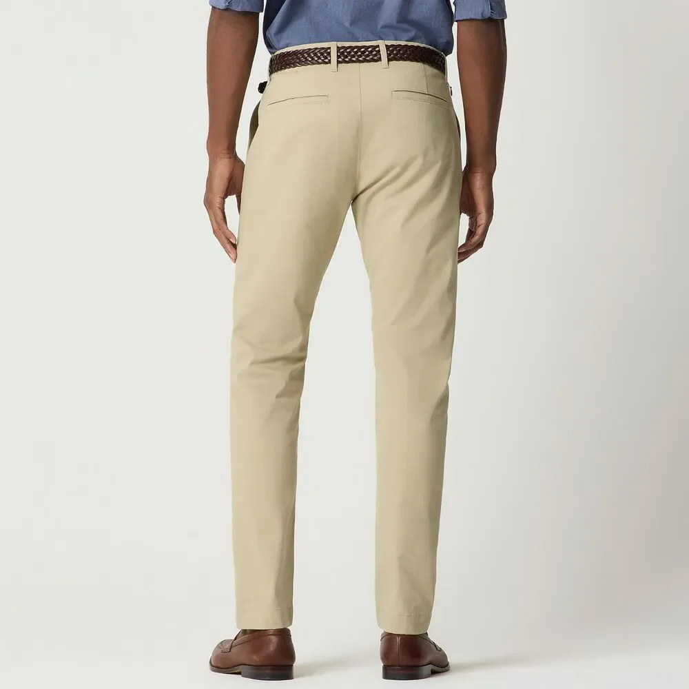J CREW Slim-Fit TruTemp365 Chino Pants Mens 34x34 Khaki Flex Stretch